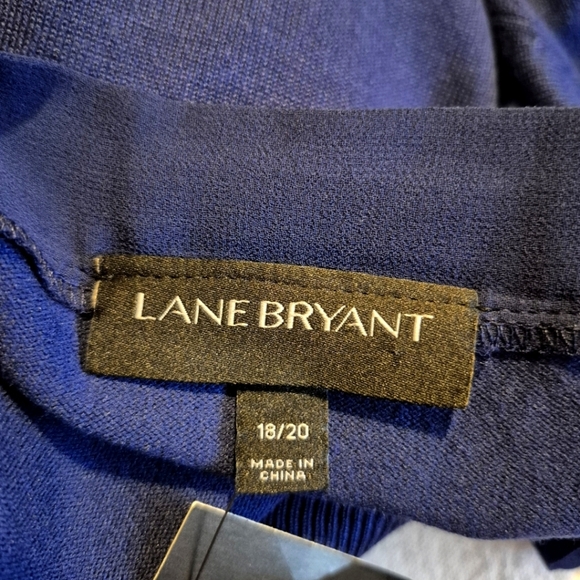 Lane Bryant women's size 18/20 fine knit navy V neck long sleeve sweater NWT - Picture 8 of 9